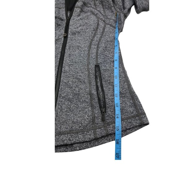 Lululemon Jacket Women 6 Define Heathered Black Athleisure Gym LW4AWCS HBLK - Picture 3 of 6